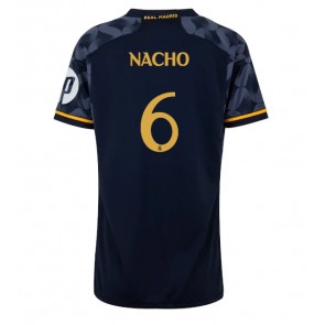 Real Madrid Nacho Fernandez #6 Udebanetrøje Dame 2023-24 Kort ærmer